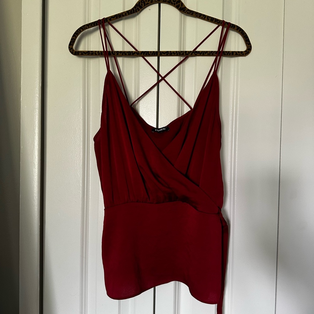 Red Women's Going Out Top